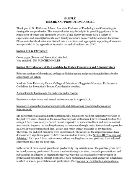 dossier sample